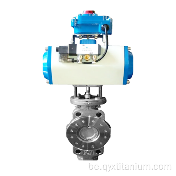 DN600 PN16 Электронная мяккая герметызацыя тытанавага клапана матылькоў